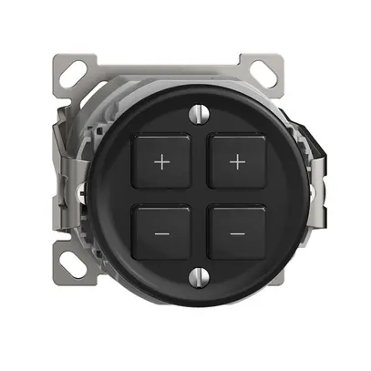 Stazione secondaria AP 2K/4T per dimmer Sdue Wiser nero 