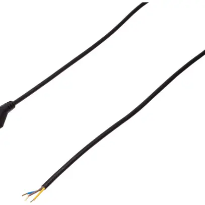 Câble de raccordement MH Td 3×1.5mm² 5m noir fiche T12 