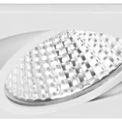 Downlight LED INC Brumberg 3W 350mA 2700K 260lm 82×82mm blanc 