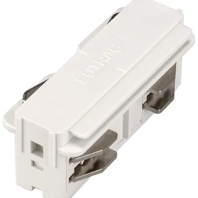 Raccord longitudinal SLV pour rail conducteur AP EUTRAC 3-phases, blanc 