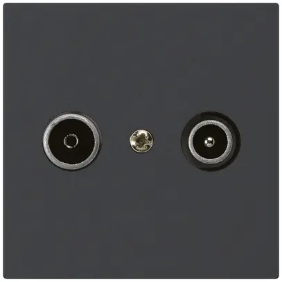 Prise de passage ENC kallysto R/TV 23dB noir 