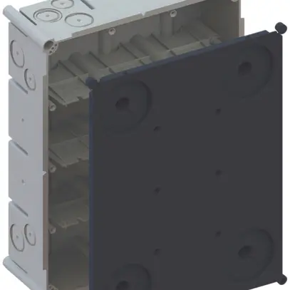 Boîtier ENC AGRO 4×3 650°C avec couvercle de protection, M20/25, gris 