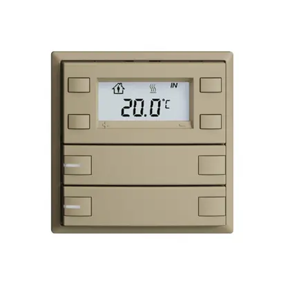 Pulsante RTH INC KNX 2×EDIZIOdue F sand, con LED RGB 