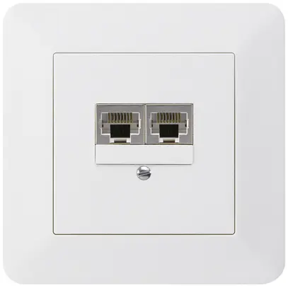 Scatola INC kallysto.trend 2×RJ45s separato CUC bianco 