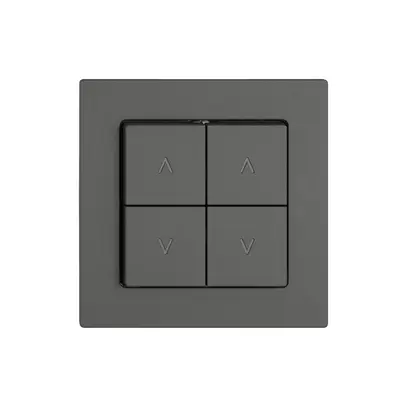 Interruttore p.tapparelle EDIZIO.liv SNAPFIX® 10A 250V 4 tasto 2 canali grs 