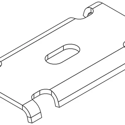Placca di serraggio Lanz 66×35mm 