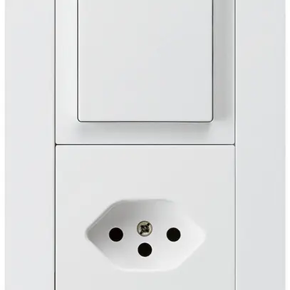 Combinaison ENC kallysto.trend grd.I-I verticale poussoir+type 13 blanc 