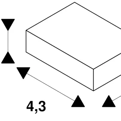 Module radio SLV DALI Zigbee 1-canal matière synthétique 43×31×12mm blanc 