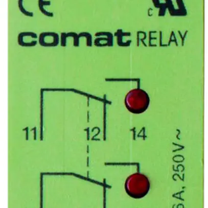 Relè di potenza AMD ComatReleco C203.01, 230VAC, 2C AgNi 6A 250VAC LED 