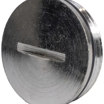 Tappo di chiusura Plica PG16 ottone nichelato 