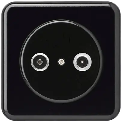 Presa d'antenna INC basico TV-R mont.C 23dB 2GHz nero 