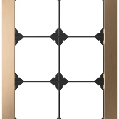 En-tête ENC EDIZIO.liv prestige SNAPFIX® 3×2 214×154mm laiton champagne 