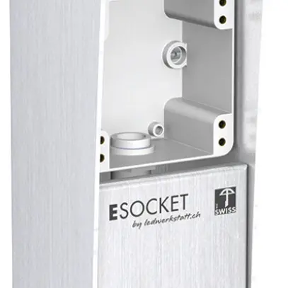 Colonna d.terreno Hager altezza 350mm 2×robusto 10×9.4×35cm accia.pregiato 2.5mm 