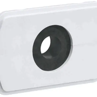 Placca passacavi Hager per weber.hse 1×Ø38mm 