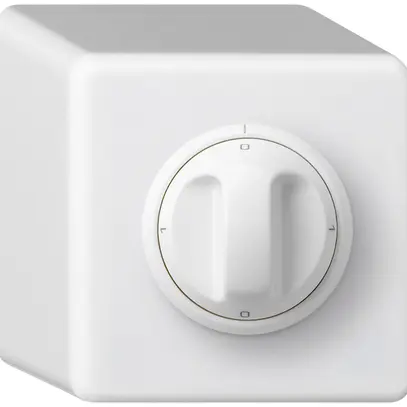 Interruttore rotativo AP basico 0/3L bianco con manopola 