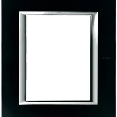 Abdeckrahmen Glas schwarz, Axolute 141.5×127mm 