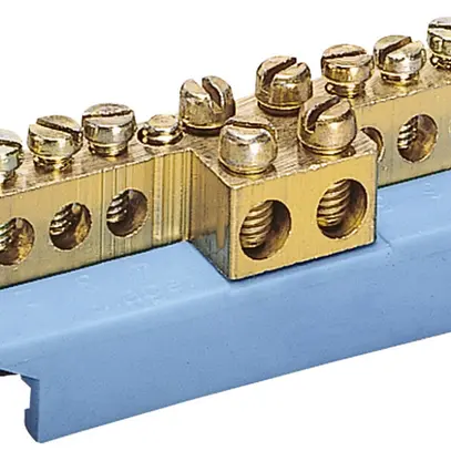 Barrette à bornes neutre Hager 2×16/8×10mm² 