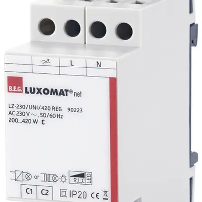 Elemento di potenza supplement. AMD KNX Luxomat LZ-230/UNI/420, 230VAC 200…420W 