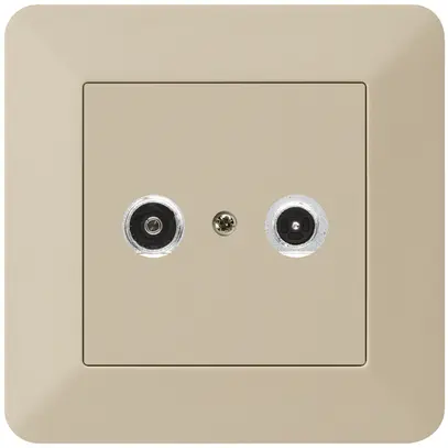 Prise antenne ENC kallysto.trend R/TV 19dB 2GHz beige 