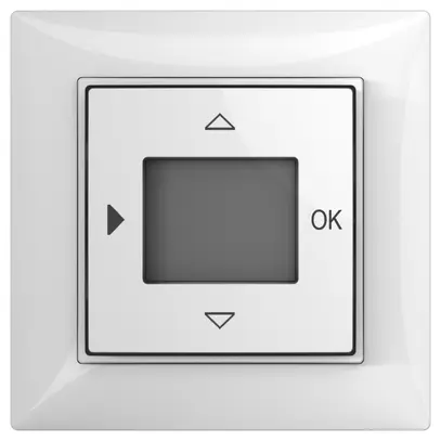 Thermostat d'ambiance ENC SIDUS blanc brillant avec minuteur 