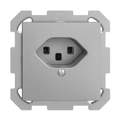 Presa INC EDIZIOdue T23 16A silver, morsetti a vite 