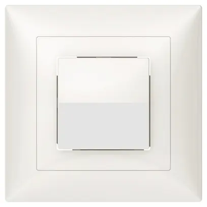 Poussoir de sonnerie ENC SIDUS B blanc brillant 