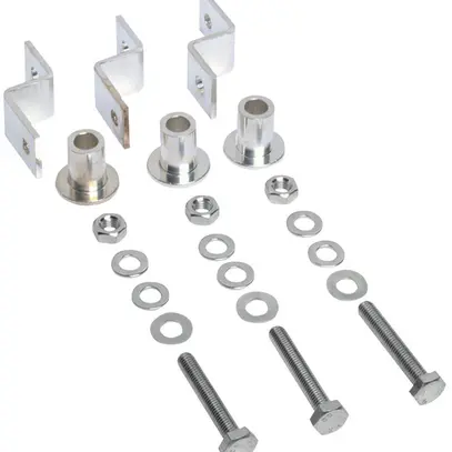 Kit di montaggio Hager per trasformatore weber.silas DIN1 3 pezzi 