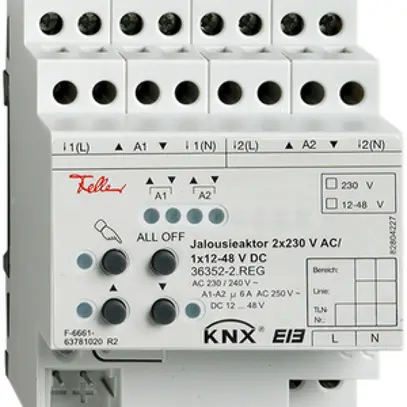 Attuatore di persiana AMD FH 2 volte, 230VAC, 36352-2.REG 
