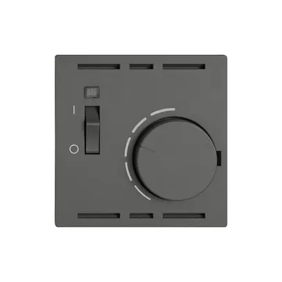 Termostato ambiente EDIZIO.liv SNAPFIX® con interruttore 230VAC 50Hz grs 