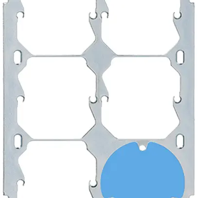 Placca di fissaggio Hager grd.3×2 5×52 + 1×3P 137×197 mm all 