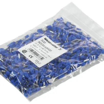 Embout de câble Weidmüller H isolé 2.5mm² 8mm bleu DIN en vrac 