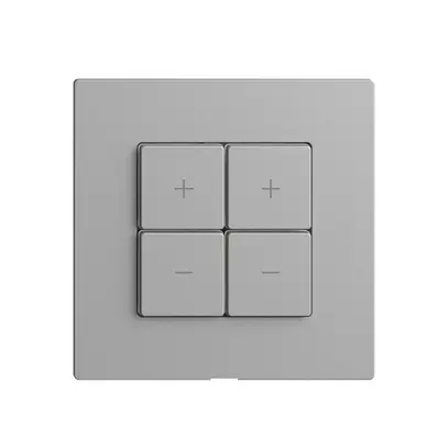 Dimmer Uni-LED 2K/4T Edue Wiser silver 