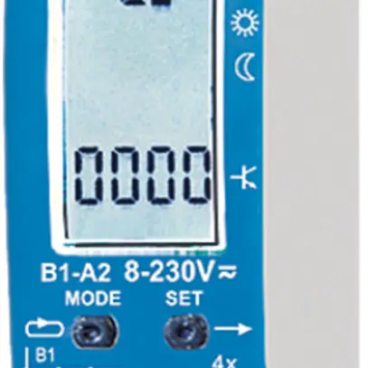 Relais sensoriel multifonc.AMD Eltako 8…230VUC, LRW12 LCD 