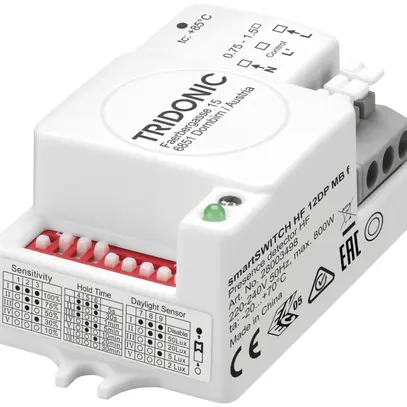 Rilevatore di movimento/luce INS Tridonic smartSWITCH HF 12DP MB f, bianco 