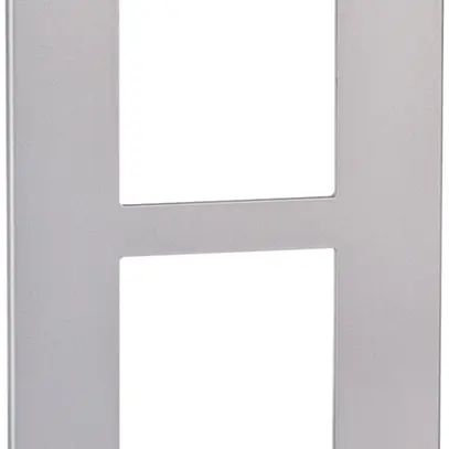 Cadre de recouvrement ATO 2×1 module alu perle 