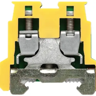 Schutzleiter-Reihenklemme Weidmüller AKE Schraubanschluss 2.5mm² gelb/grün 
