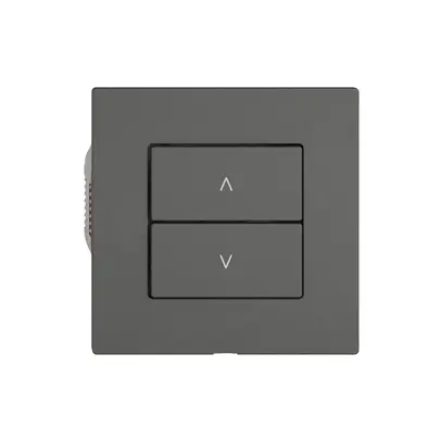 Stazione secondaria tapparelle EDIZIO.liv Wiser SNAPFIX® 2 tasti WLAN grs 