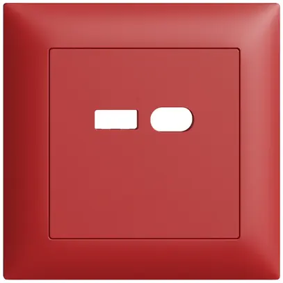 UP-Montageset Feller EDIZIOdue für Steckdose USB 18W Typ A + Typ C berry 