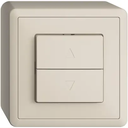 Interrupteur pour stores AP EDIZIOdue crema 1 canal 