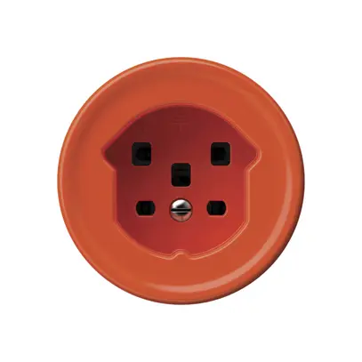 Presa origin 1×tipo 25 16A 230V 60×60mm arancione 