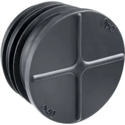 Tappo di sigillatura AGRO M40 nero 