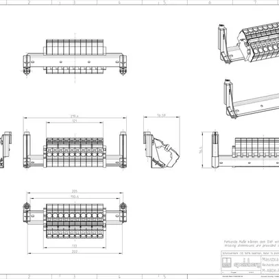 Supporto per morsetti Spelsberg Abox 250 KH 2016 16² 