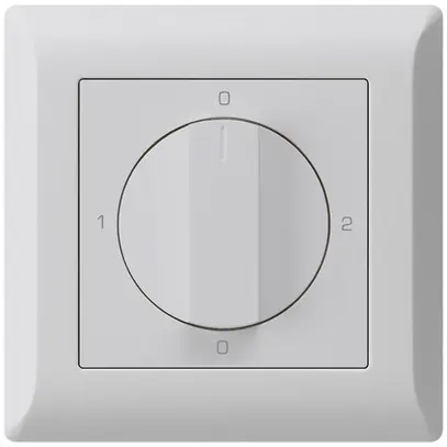 Interruttore rotativo INC kallysto.line 2/1L grigio chiaro con manopola 