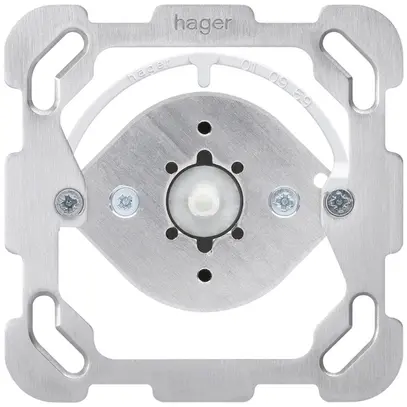 Inserto interruttore rotativo Hager S2/1L con piastra di fissaggio 