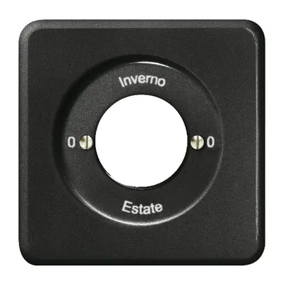 Kit front. 0-Inverno-0-Estate per interr.rot.a chiave nero 