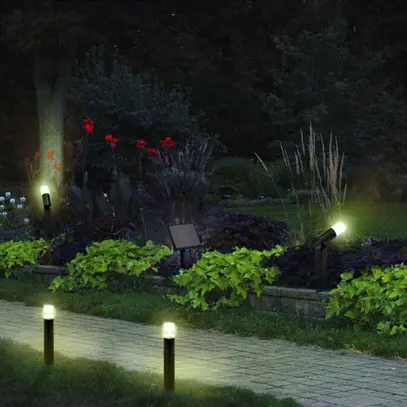 Palet.lum.LED LEDVANCE SMART+ Solar 2×1W 90lm 3000K RGBW IP44 455mm ne set di 2 