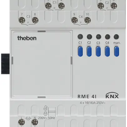Actionneur-commutateur AMD Mix 2 RME 4 I KNX Theben 