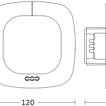 Détecteur de présence AP Steinel IR Quattro 2.8m PIR 8m² noir 