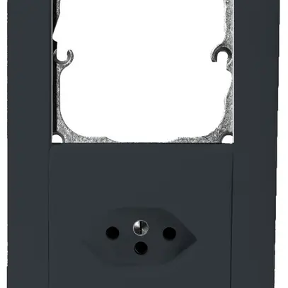 Combinazione INC SIDUS 2×1 vuoto+T13 antracite 