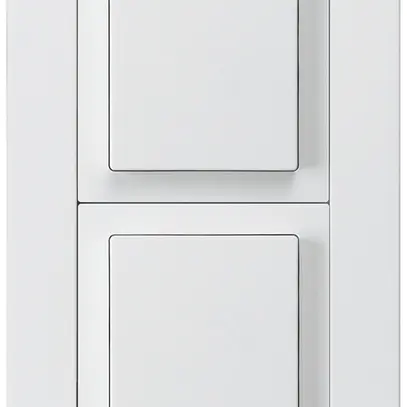Combinazione INC kallysto.pro grd.I-I verticale 2×pulsante bianco 
